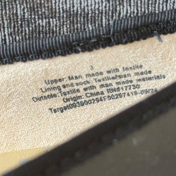 Girls' Diana Bow On The Front Slip On Black Ballet Flats Cat & Jack - Picture 3 of 4